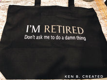 Load image into Gallery viewer, Personalized Name Tote Bag