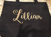 Load image into Gallery viewer, Personalized Name Tote Bag