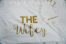 Load image into Gallery viewer, If Lost Return to Wifey & The Wifey T-Shirt Set