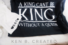 Load image into Gallery viewer, King & Queen Couples T-Shirt Set