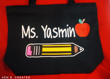 Load image into Gallery viewer, Personalized Teachers Tote Bag