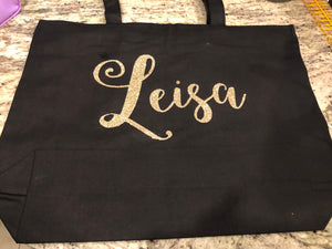 Personalized Name Tote Bag