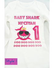 Load image into Gallery viewer, Baby Shark Birthday Onesie
