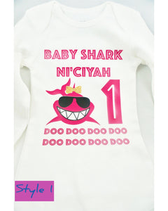 Baby Shark Birthday Onesie