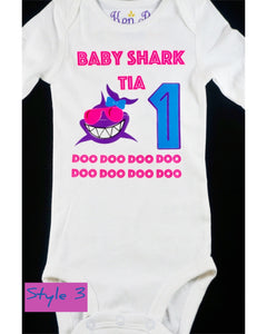 Baby Shark Birthday Onesie