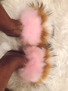 Ultra Fluffy Fur Adult Slides