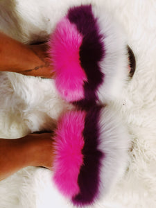 Ultra Fluffy Fur Adult Slides